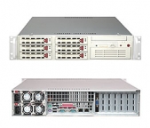 Platforma 2020A-8RB, H8DA8, SC823S-R500LP, 2U, Dual Opteron 200 Series, Redudant 500W, Black